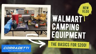 Walmart Camping Setup for under 200 Canadian [upl. by Colette44]