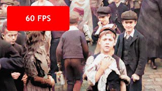 60 fps Laborers in Victorian England 1901 [upl. by Ecinhoj160]