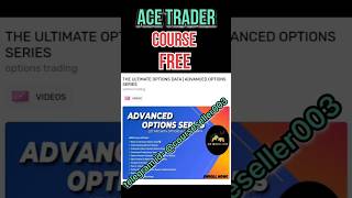 Ace Trader Course Free Telegram Channel  optionstrading course trading tradingcourse shorts [upl. by Doowrehs384]