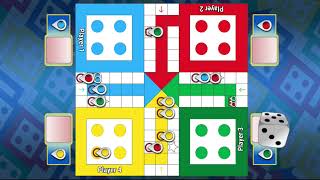 Ludo game in 4 players  Ludo king 4 players  ludo gameplay  605 [upl. by Corder]