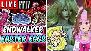 FFXIV Four Fiends in FFIV Playthrough  Dipperdog Easter Egg Hunt  Livestream [upl. by Ecyak]