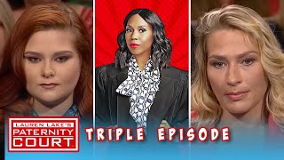 Triple Episode A Woman Accuses her Mother of Lying About who her Father is  Paternity Court [upl. by Alf296]