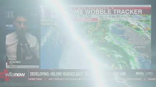 Hurricane Helene How to effectively read the Wobble Tracker [upl. by Nylesoy]