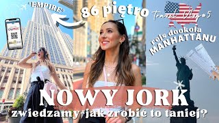 🇺🇸 Widok z 86 piętra na Nowy Jork 🤯 Rejs dookoła Manhattanu  New York Pass  czy warto [upl. by Ellehciram]