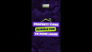 5 Property Types Eligible for VA Home Loans shorts [upl. by Jenelle]