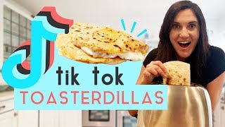 We Made Quesadillas in the Toaster  TikTok ToasterDillas Taste Test and Review  MyRecipes [upl. by Ttnerb]