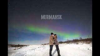 Northern lights hunting in Murmansk Russia November 2017 [upl. by Marcel]