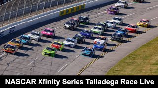 NASCAR Xfinity Series United Rentals 250 at Talladega Live Commentary [upl. by Quintilla]