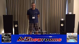 Soundfield Audio CT1AD speakers Active vs Passive Demo Florida Audio show 2020 [upl. by Niwrad]