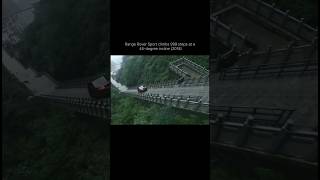 World record range rover 999 steps rangerover sports worldrecord shortvideo shorts [upl. by Ion]