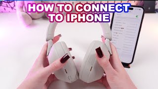 Sony WH1000XM5 How to Connect to iPhone in Minutes Easy Pairing Guide [upl. by Teodoor]