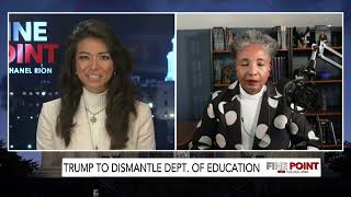 Carol Swain on Fine Point  Trump to Dismantle the Department of Education [upl. by Suivatnom]