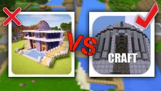 Craft world VS Minicraft  craft world master block 3D vs Minicraft  2024 [upl. by Otreblada]