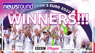 ENGLAND LIONESSES WIN EURO 2022 🏴󠁧󠁢󠁥󠁮󠁧󠁿  Final Highlights and Fans React  Newsround [upl. by Neddra]