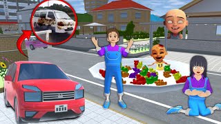 Mobil Van Hantu Mearah Bawa Kabur Permen Yupi Mio 😱 Yuta Panik‼️ Sakura school simulator [upl. by Neltiak]