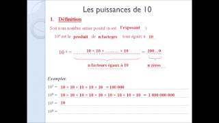 4eme puissances de 10 définition [upl. by Anoli878]