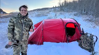 8 days Winter Camping in the Rocky Mountains [upl. by Aniweta]