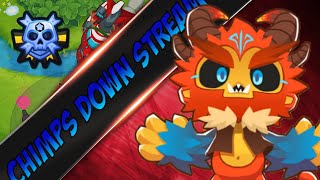 Easy Chimps Strategy Down Stream  Bloons TD6 [upl. by Anitsyrc]