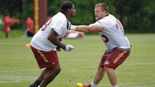 Which Redskins rookie has the bigger transition Scherff or Smith [upl. by Ralf]