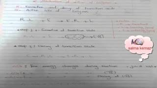 3 mechanism of action amp enzyme kinetics [upl. by Adnomar884]