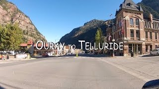 Colorado Motorcycle Trip San Juan Mountain Skyway Ouray to Telluride [upl. by Letnahs]