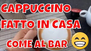 Come fare il cappuccino in casa come al bar [upl. by Petersen]