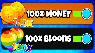 100x Bloons vs 100x Money in BTD 6 [upl. by Roddy]