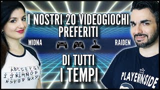 I NOSTRI 20 VIDEOGIOCHI PREFERITI DI SEMPRE PLAYERINSIDE [upl. by Aicilaanna]