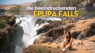 NAMIBIA 🇳🇦 Die Epupa Falls am Kunene River  Campsite unter Palmen amp die D3700 nach Ruacana  VLOG [upl. by Lougheed341]