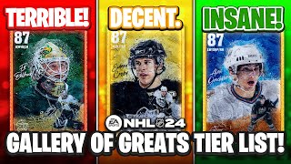 NHL 24 GALLERY OF GREATS MSP TIER LIST [upl. by Gordan]