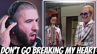 These Two👌 Elton John Kiki Dee  Dont Go Breaking My Heart  REACTION [upl. by Collis]