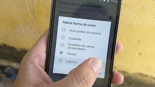 Como ativar a opção estilo dos icones no celular [upl. by Lonny]