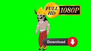 Yamraj Green Screen video ll Green Screen non copyright video ll vfx cartoon green screen [upl. by Akkim443]