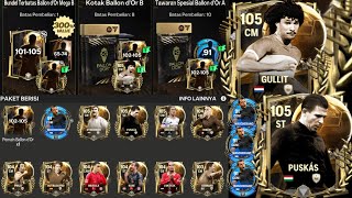 GACHA EVENT BALON DOR SEMOGA DAPET OVR 105  EA Sports FC Mobile [upl. by Neils]