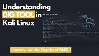 DIG Tool in Kali Linux cybersecurity ethicalhackingcourse kalilinux [upl. by Ecertal]