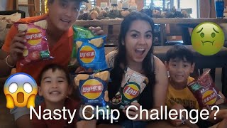 Random Lays Chips Taste Test Red meat spicy hot pot and oyster flavor [upl. by Nadya375]