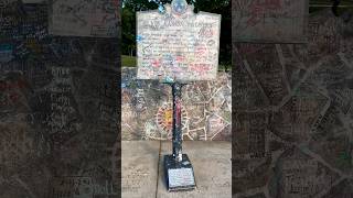 Did You Sign Elvis’ Wall elvis short video elvispresley vacation sign the gatesofgraceland [upl. by Mccallion]