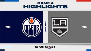 NHL Game 4 Highlights  Oilers vs Kings  April 28 2024 [upl. by Hennahane]