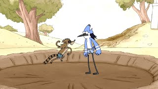 Regular Show  Rigby Vs Mordecai Death Kwon Do Battle [upl. by Bonnice854]