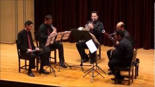 Anton Reicha Woodwind Quintet in Eb major op88 no2 [upl. by Bui577]