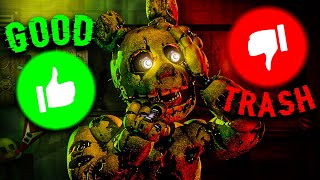 Is FNAF 3 Underrated Or Overrated [upl. by Hayyim]