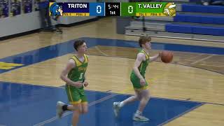 Tippecanoe Valley at Triton  JV Boys High School Basketball 🏀 2172023  SENIOR NIGHT [upl. by Alden]