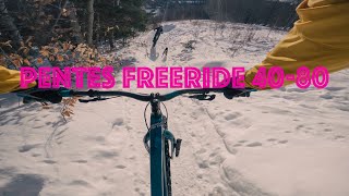 Les pentes freeride 4080 en fatbike mon nouveau spot préféré du Québec [upl. by Aicissej]