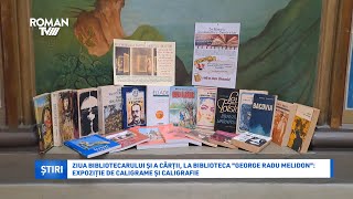 Ziua Bibliotecarului și a Cărții la Biblioteca quotG R Melidonquotexpoziție de caligrame și caligrafie [upl. by Dougy]