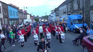 Lisburn Young Defenders FB  Kilcluney Volunteers Parade 162018 [upl. by Ahsino]