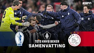 MEGASTUNT 🤯 Amateurs HERCULES knikkeren AJAX uit de beker  Samenvatting USV Hercules  Ajax [upl. by Conall]