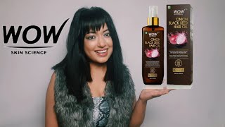 Wow Onion Black Seed Hair Oil Review  RUTUMA [upl. by Nylkoorb]