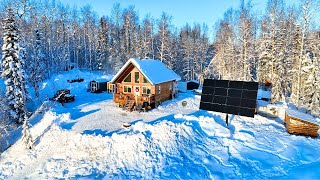 Daily Life in Alaska  Undecorating Christmas  Cabin Addition Progress  Lexxy Comes to Visit [upl. by Kutzenco]