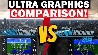 MFS 2024 vs MSFS 2020 GRAPHICS FPS Comparison  WHICH IS BETTER [upl. by Ahsoym]