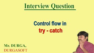 Control flow in try  catch  Java Exception Handling [upl. by Layol]